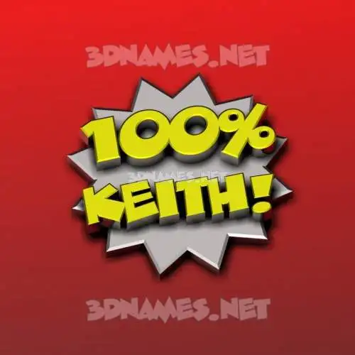 keith in 100 Percent style - 3D name wallpaper keith in 100 Percent style - 3D name wallpaper