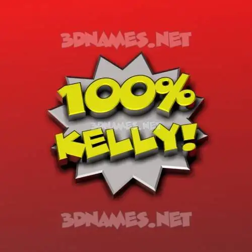 kelly in 100 Percent style - 3D name wallpaper kelly in 100 Percent style - 3D name wallpaper