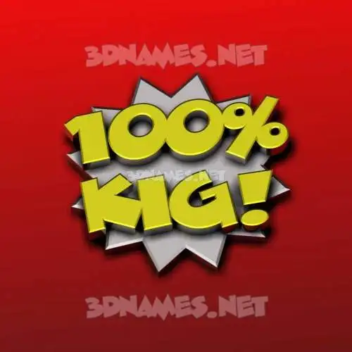 kig in 100 Percent style - 3D name wallpaper kig in 100 Percent style - 3D name wallpaper