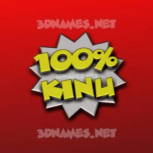 kinu in 100 Percent style - 3D name wallpaper kinu in 100 Percent style - 3D name wallpaper