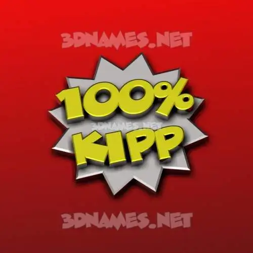 kipp in 100 Percent style - 3D name wallpaper kipp in 100 Percent style - 3D name wallpaper