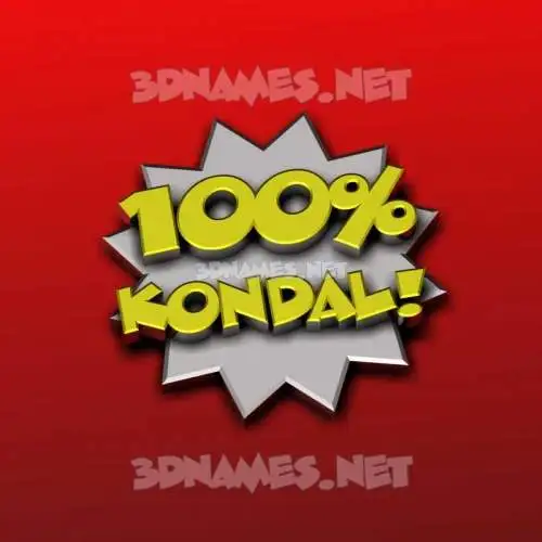 kondal in 100 Percent style - 3D name wallpaper kondal in 100 Percent style - 3D name wallpaper