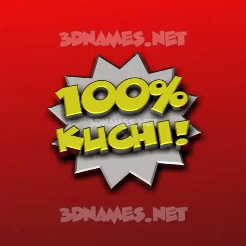 kuchi in 100 Percent style - 3D name wallpaper kuchi in 100 Percent style - 3D name wallpaper