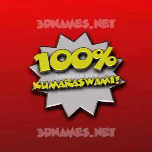 kumaraswami in 100 Percent style - 3D name wallpaper kumaraswami in 100 Percent style - 3D name wallpaper