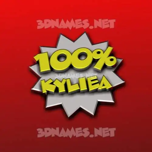 kyliea in 100 Percent style - 3D name wallpaper kyliea in 100 Percent style - 3D name wallpaper