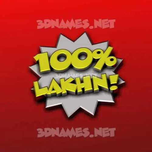 lakhn in 100 Percent style - 3D name wallpaper lakhn in 100 Percent style - 3D name wallpaper
