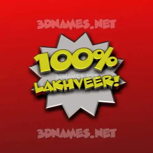 lakhveer in 100 Percent style - 3D name wallpaper lakhveer in 100 Percent style - 3D name wallpaper