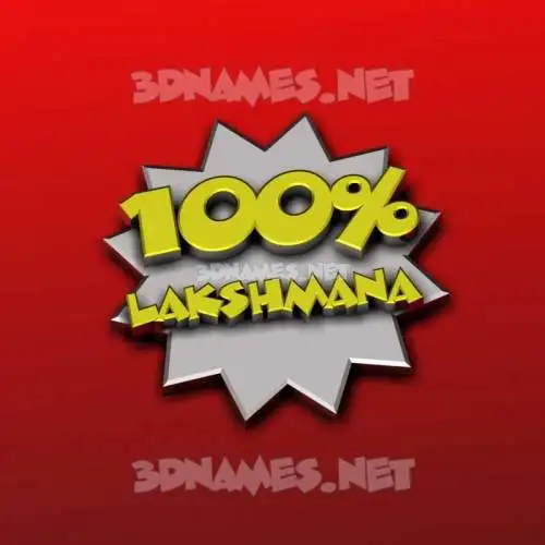 lakshmana in 100 Percent style - 3D name wallpaper lakshmana in 100 Percent style - 3D name wallpaper