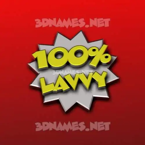 lavvy in 100 Percent style - 3D name wallpaper lavvy in 100 Percent style - 3D name wallpaper