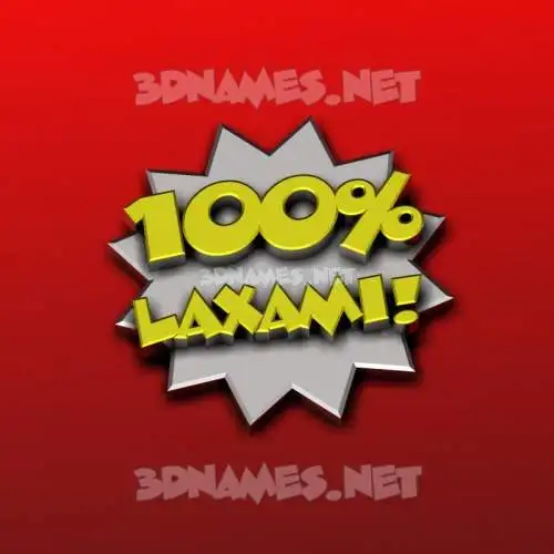 laxami in 100 Percent style - 3D name wallpaper laxami in 100 Percent style - 3D name wallpaper