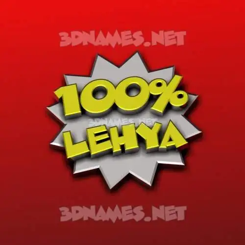 lehya in 100 Percent style - 3D name wallpaper lehya in 100 Percent style - 3D name wallpaper