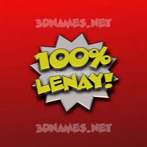 lenay in 100 Percent style - 3D name wallpaper lenay in 100 Percent style - 3D name wallpaper