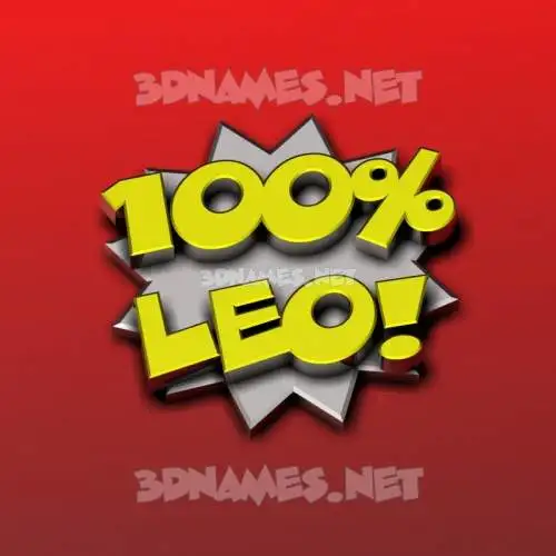 leo in 100 Percent style - 3D name wallpaper leo in 100 Percent style - 3D name wallpaper