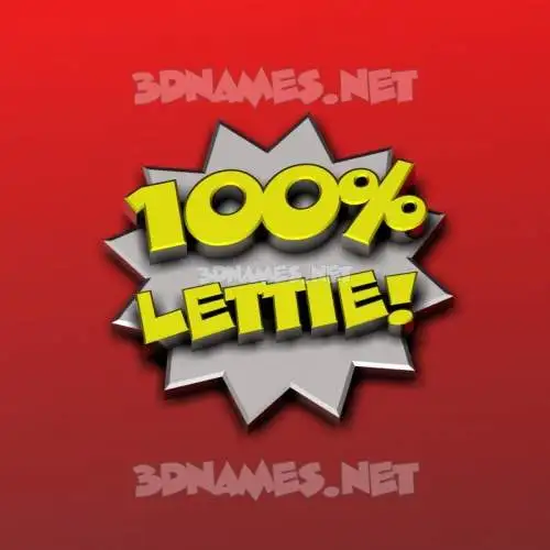 lettie in 100 Percent style - 3D name wallpaper lettie in 100 Percent style - 3D name wallpaper