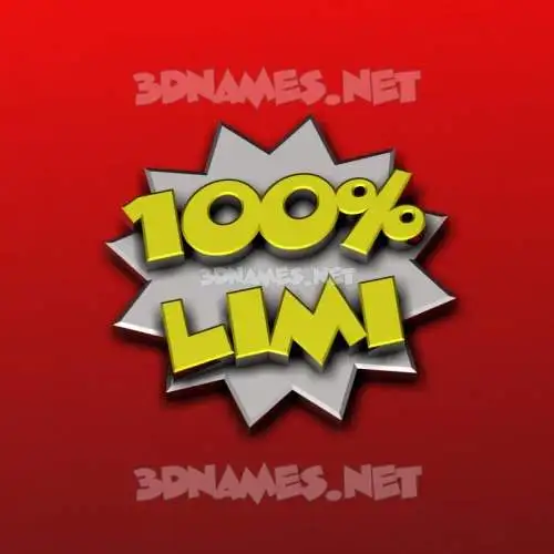limi in 100 Percent style - 3D name wallpaper limi in 100 Percent style - 3D name wallpaper