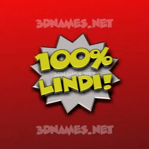 lindi in 100 Percent style - 3D name wallpaper lindi in 100 Percent style - 3D name wallpaper