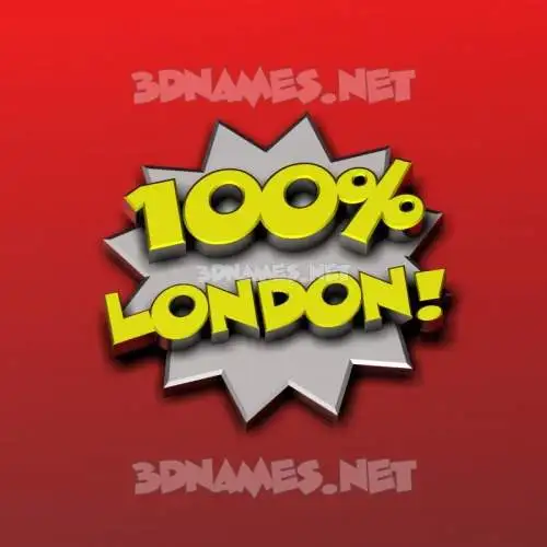 london in 100 Percent style - 3D name wallpaper london in 100 Percent style - 3D name wallpaper
