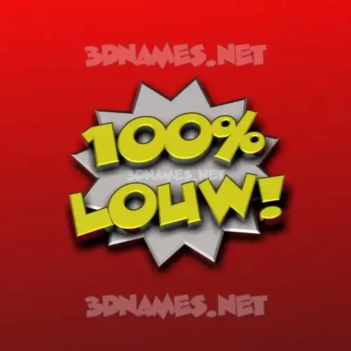 louw in 100 Percent style - 3D name wallpaper louw in 100 Percent style - 3D name wallpaper