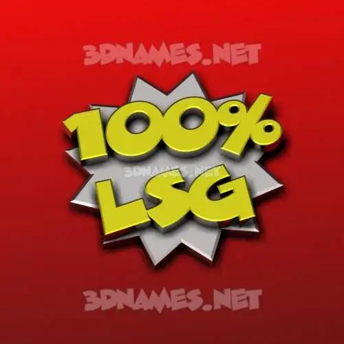 lsg in 100 Percent style - 3D name wallpaper lsg in 100 Percent style - 3D name wallpaper