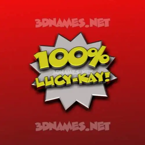 lucy-kay in 100 Percent style - 3D name wallpaper lucy-kay in 100 Percent style - 3D name wallpaper