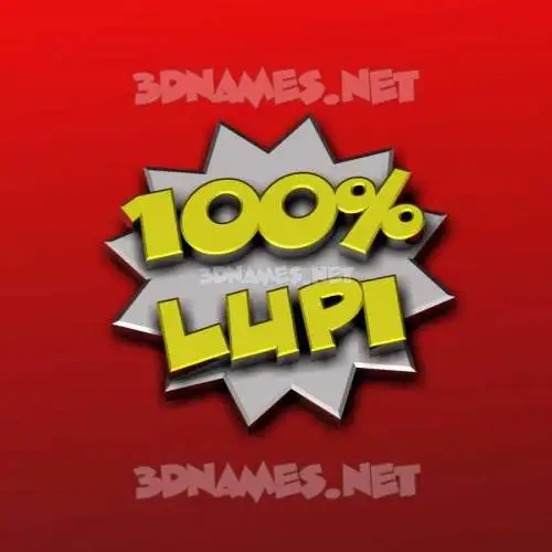 lupi in 100 Percent style - 3D name wallpaper lupi in 100 Percent style - 3D name wallpaper