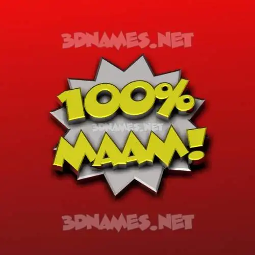maam in 100 Percent style - 3D name wallpaper maam in 100 Percent style - 3D name wallpaper