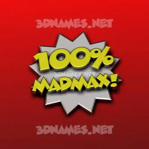 madmax in 100 Percent style - 3D name wallpaper madmax in 100 Percent style - 3D name wallpaper