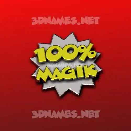 magik in 100 Percent style - 3D name wallpaper magik in 100 Percent style - 3D name wallpaper