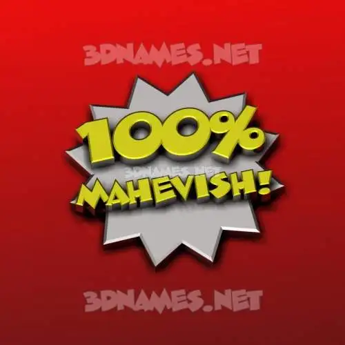 mahevish in 100 Percent style - 3D name wallpaper mahevish in 100 Percent style - 3D name wallpaper