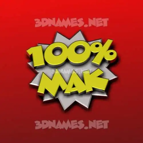 mak in 100 Percent style - 3D name wallpaper mak in 100 Percent style - 3D name wallpaper