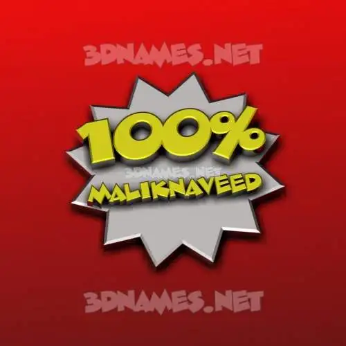 maliknaveed in 100 Percent style - 3D name wallpaper maliknaveed in 100 Percent style - 3D name wallpaper