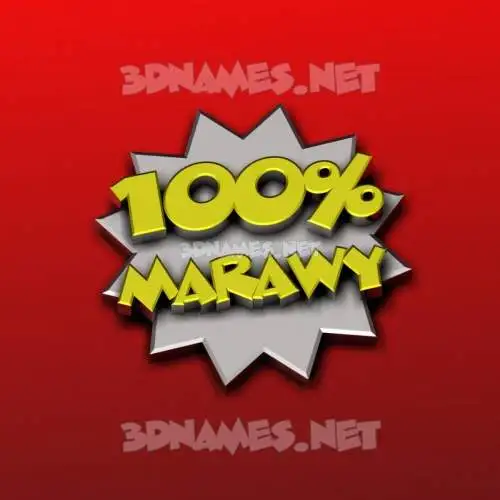marawy in 100 Percent style - 3D name wallpaper marawy in 100 Percent style - 3D name wallpaper