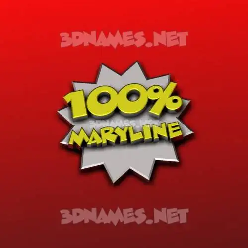 maryline in 100 Percent style - 3D name wallpaper maryline in 100 Percent style - 3D name wallpaper