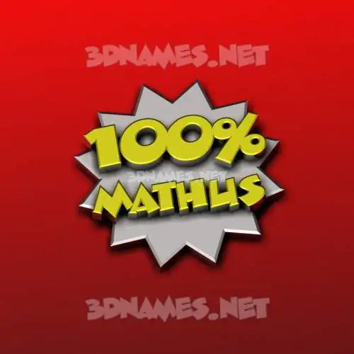 mathus in 100 Percent style - 3D name wallpaper mathus in 100 Percent style - 3D name wallpaper