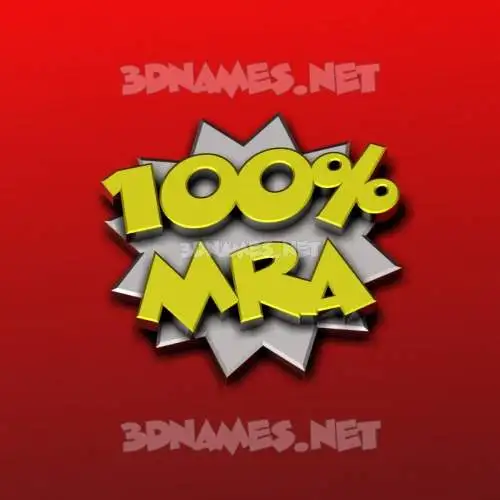 mra in 100 Percent style - 3D name wallpaper mra in 100 Percent style - 3D name wallpaper