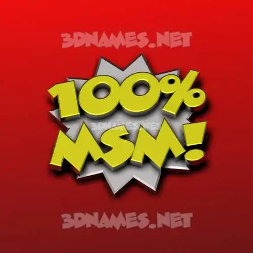 msm in 100 Percent style - 3D name wallpaper msm in 100 Percent style - 3D name wallpaper
