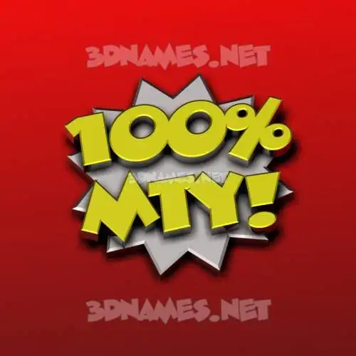 mty in 100 Percent style - 3D name wallpaper mty in 100 Percent style - 3D name wallpaper
