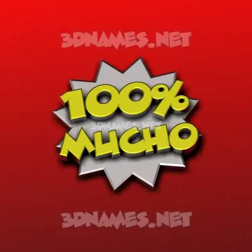 mucho in 100 Percent style - 3D name wallpaper mucho in 100 Percent style - 3D name wallpaper