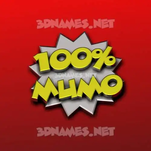 mumo in 100 Percent style - 3D name wallpaper mumo in 100 Percent style - 3D name wallpaper