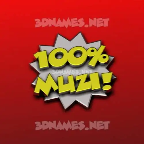 muzi in 100 Percent style - 3D name wallpaper muzi in 100 Percent style - 3D name wallpaper