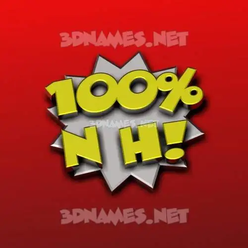 n h in 100 Percent style - 3D name wallpaper n h in 100 Percent style - 3D name wallpaper