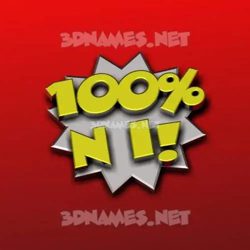 n i in 100 Percent style - 3D name wallpaper n i in 100 Percent style - 3D name wallpaper