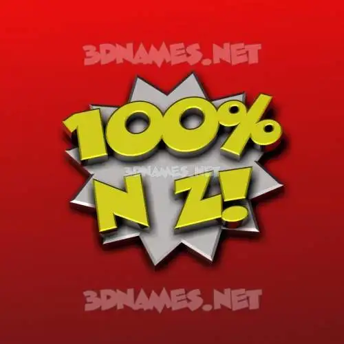 n z in 100 Percent style - 3D name wallpaper n z in 100 Percent style - 3D name wallpaper