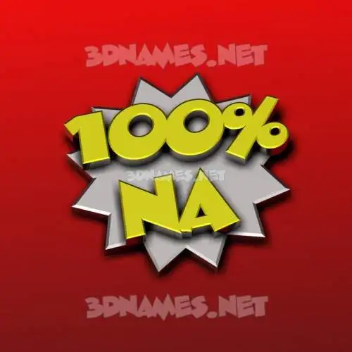 na in 100 Percent style - 3D name wallpaper na in 100 Percent style - 3D name wallpaper