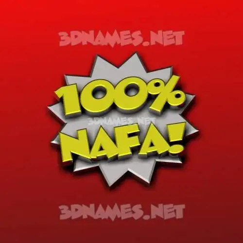 nafa in 100 Percent style - 3D name wallpaper nafa in 100 Percent style - 3D name wallpaper
