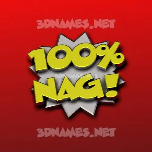 nag in 100 Percent style - 3D name wallpaper nag in 100 Percent style - 3D name wallpaper