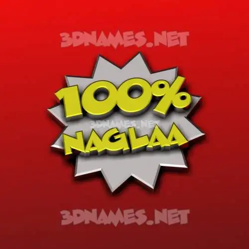 naglaa in 100 Percent style - 3D name wallpaper naglaa in 100 Percent style - 3D name wallpaper