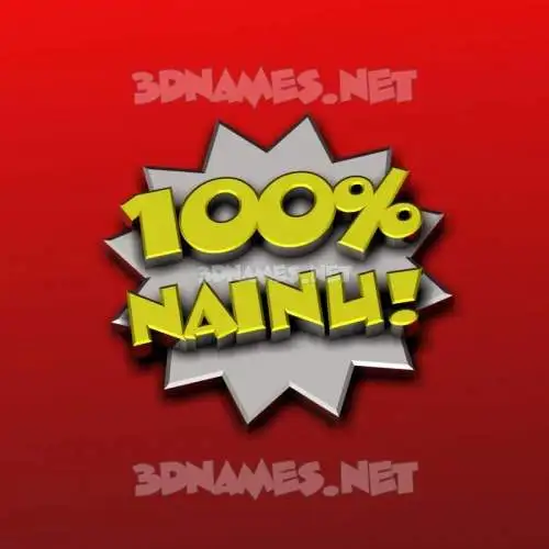 nainu in 100 Percent style - 3D name wallpaper nainu in 100 Percent style - 3D name wallpaper