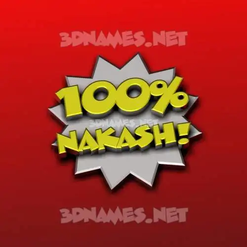 nakash in 100 Percent style - 3D name wallpaper nakash in 100 Percent style - 3D name wallpaper