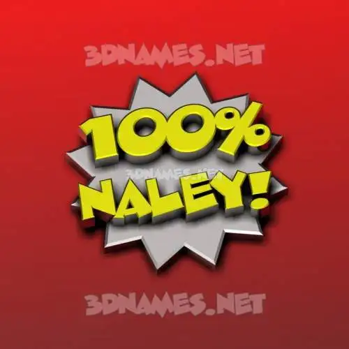 naley in 100 Percent style - 3D name wallpaper naley in 100 Percent style - 3D name wallpaper